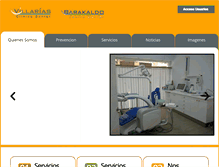 Tablet Screenshot of clinicavillarias.com
